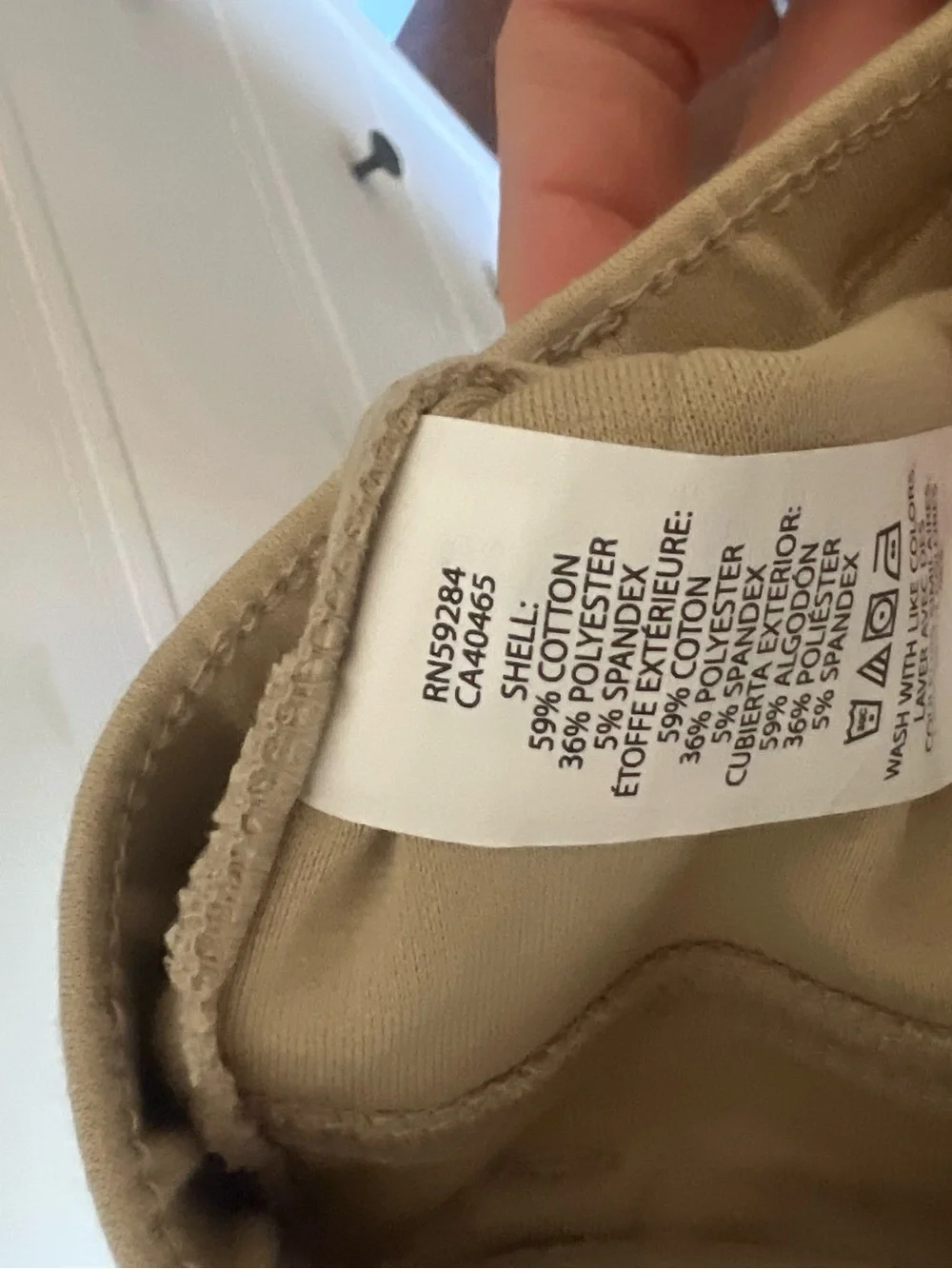 The Children's Place Khaki/Tan Girls Stretch Legging pants